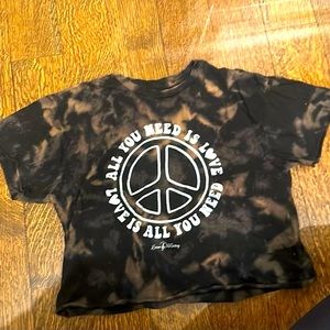 All You Need is Love-Lenny and McCartney black and brown tie die